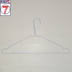 Cintre métal 2.4mm Blanc Mod.S x500