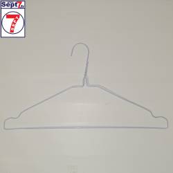 Cintre métal 2.4mm Blanc Mod.S x500