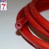 Tuyau vapeur silicone rouge diamètre intérieur 6 mm