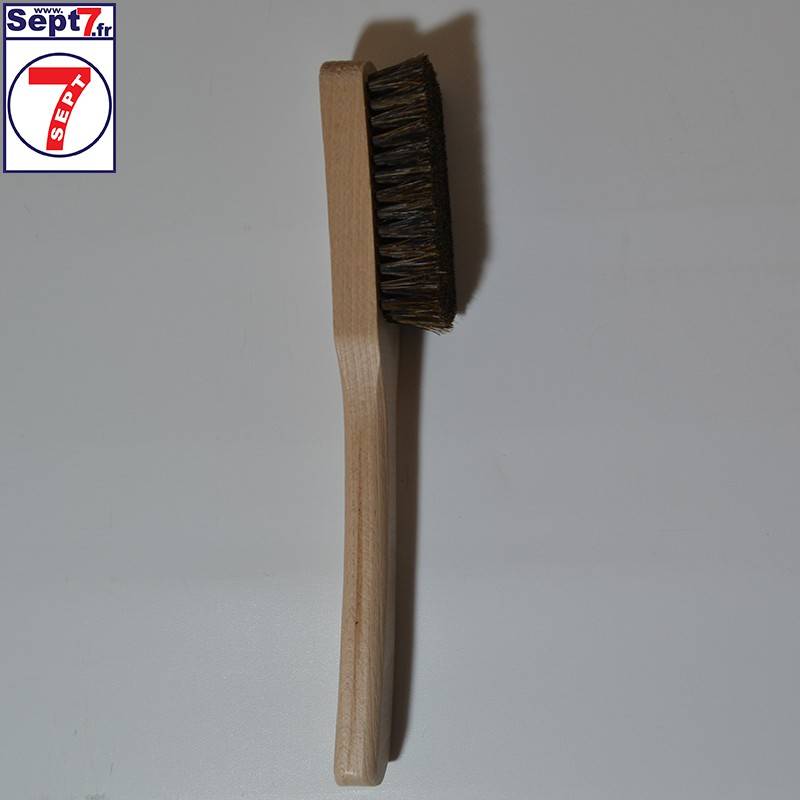 Brosse à détacher, 20mm, poils naturels foncés