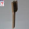 Brosse à détacher, 20mm, poils naturels foncés