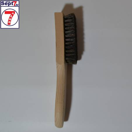 Brosse à détacher, 20mm, poils naturels foncés