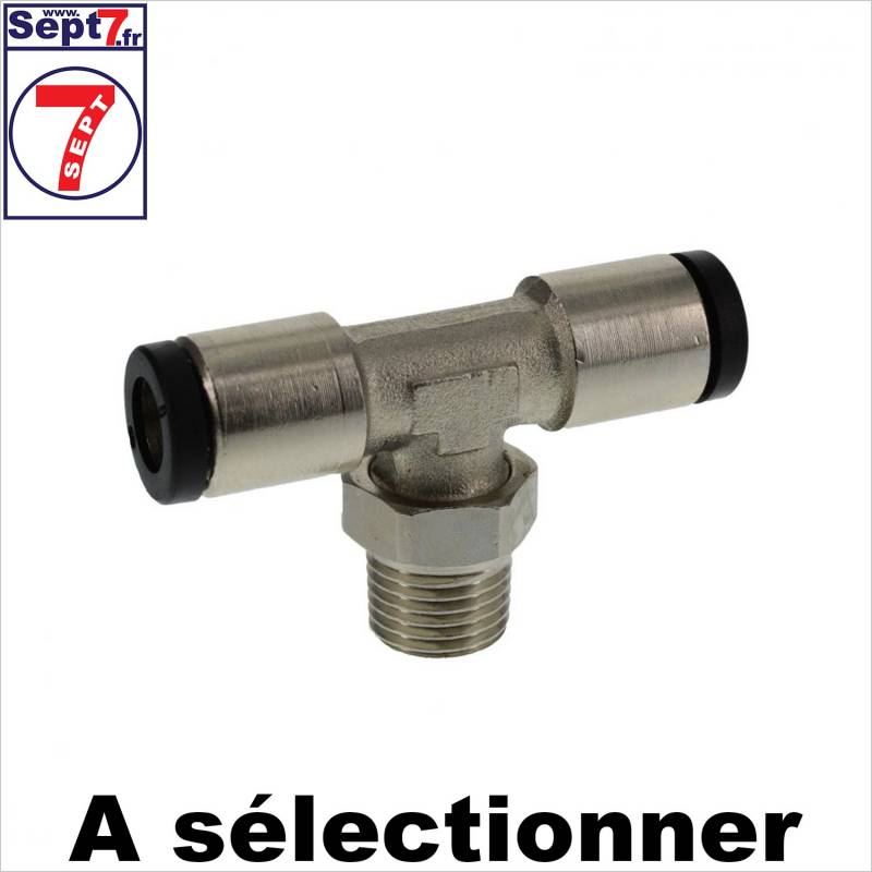 Raccord tuyau rapide en T à sélectionner