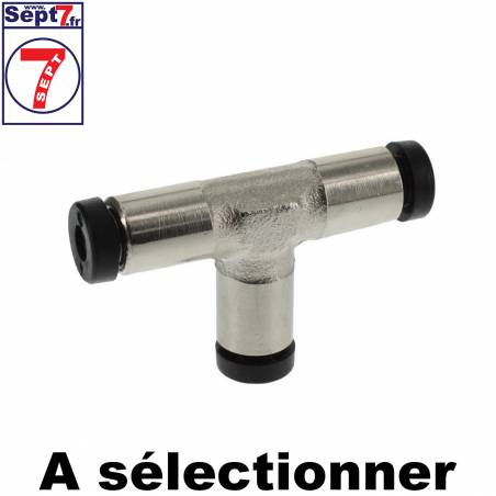 Raccord tuyau rapide en T à sélectionner