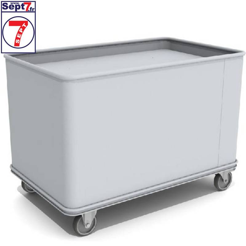Bac chariot à fond mobile 223L