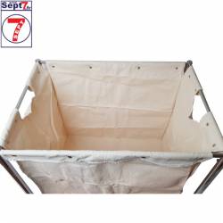 Chariot à linge pliable+Housse 250L