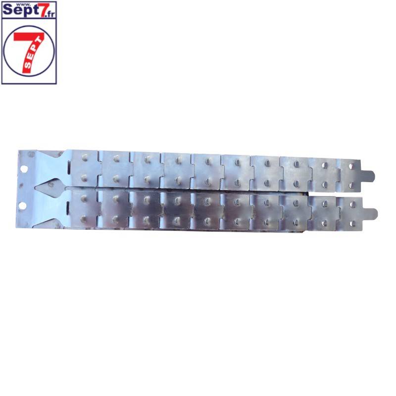 Soubassement lamelles INOX