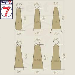 Housse B Poly-Cot Bleu foncé