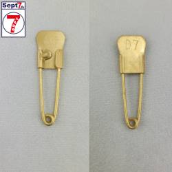 Lot de 20 épingles à nourrice 51 mm numérotées + Support