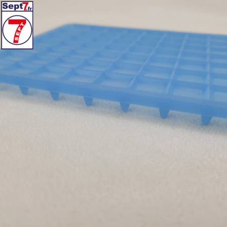 Repose-Fer Silicone bleu avec pied