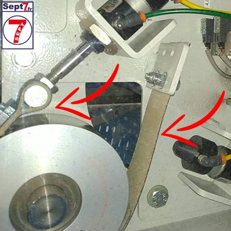 Courroie frein Cuir / polyuréthane