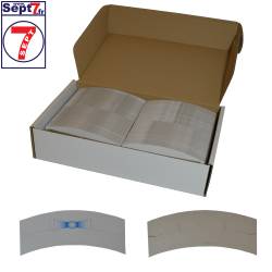 X1000 Support col chemise carton avec noeud papillon