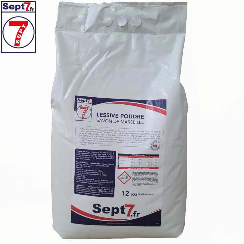 Lessive Savon Marseille Poudre 12 kg