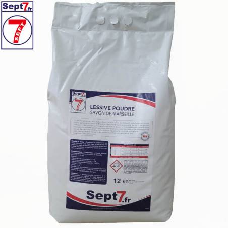 Lessive Savon Marseille Poudre 12 kg