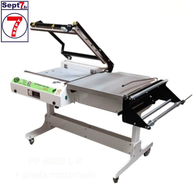 Soudeuse en L papier ORA PP 6080 XL format 60 x 80 pour emballage du linge grand format