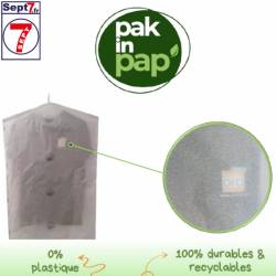 Gaine papier houseuse sur cintre