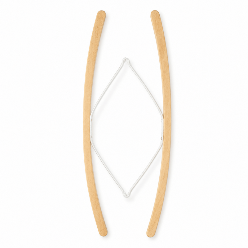 Extenseur de manche 570 mm en bois pour pressing