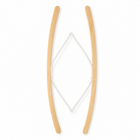 Extenseur de manche 570 mm en bois pour pressing