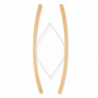 Extenseur de manche 570 mm en bois pour pressing