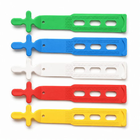 Bracelets caoutchouc Hajo de différentes couleurs pour blanchisserie