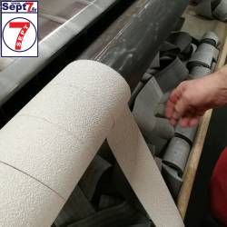 Bande rugueuse BLANCHE 70mm