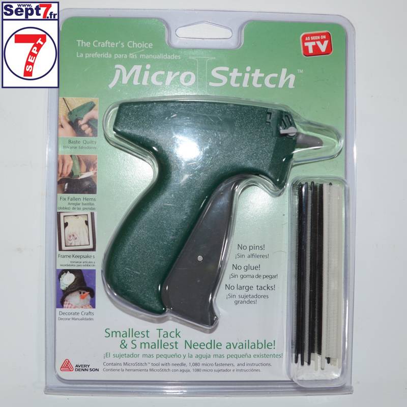 DENNISON MICROSTITCH Pistolet textile à aiguille